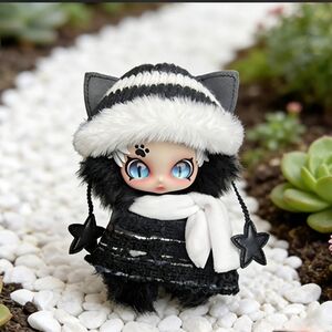NIB OWEN Street Kids Plush Series Confirmed Black Cat